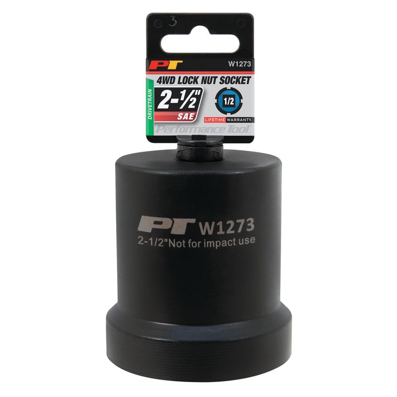 Performance Tool W1273 2-1/2-Inch 4 Wheel Drive Lock Nut Socket - Image 3